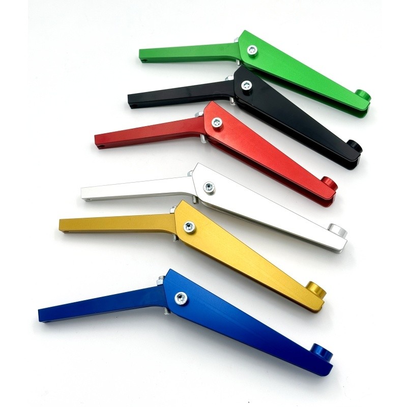 Motorcycle Body Parts CNC Machined Billet Aluminum Speedway Clutch Arm with Any Colors