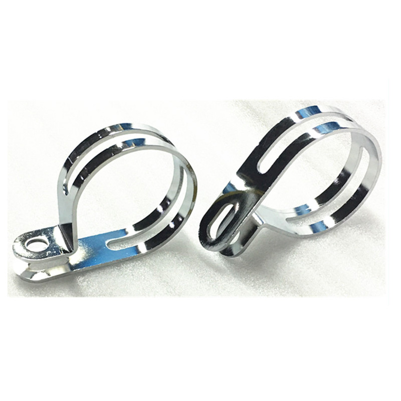 Motorcycle Chromed Exhaust P Clamp