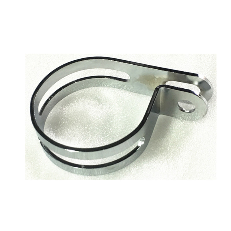 Motorcycle Chromed Exhaust P Clamp